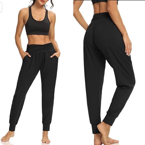 Amazon Black Joggers | SZ M - Picture 1 of 9
